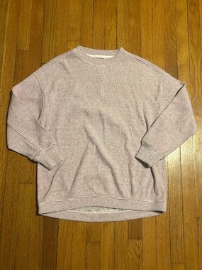 Aerie Pink Mock Neck Sweatshirt Women’s M